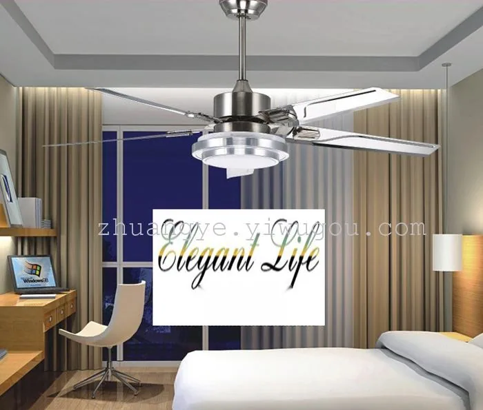 Modern LED Variable-Frequency Remote-Controlled Ceiling Fan Light — view 5