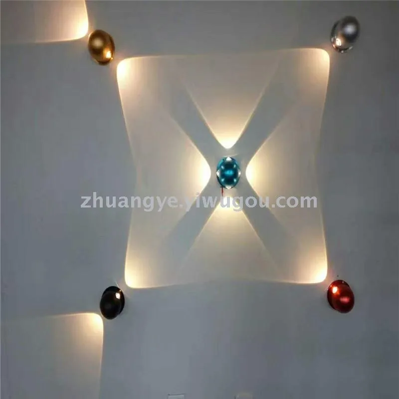 Modern LED Twin-Head Outdoor Wall Light — Villa, Living Room & Walkway — view 1