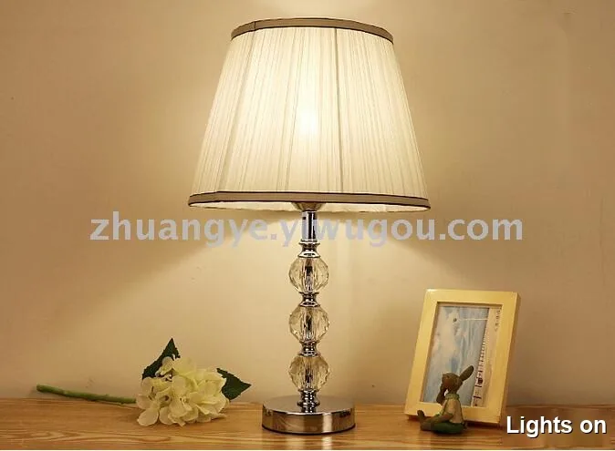 Modern Crystal Table Lamp — Living Room, Bedroom & Bedside — view 7