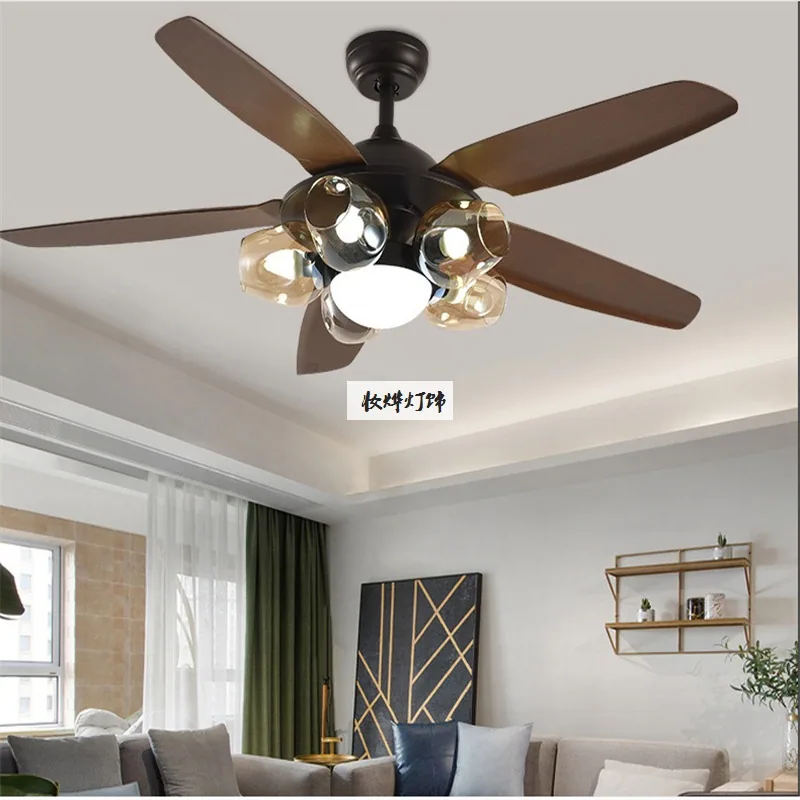 European Smart Ceiling Fan Light — Living Room, Bedroom & Dining Room — view 2
