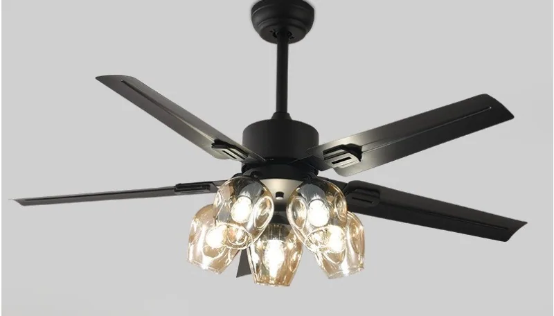 European LED Ceiling Fan Light — Living Room, Bedroom & Dining Room — view 10