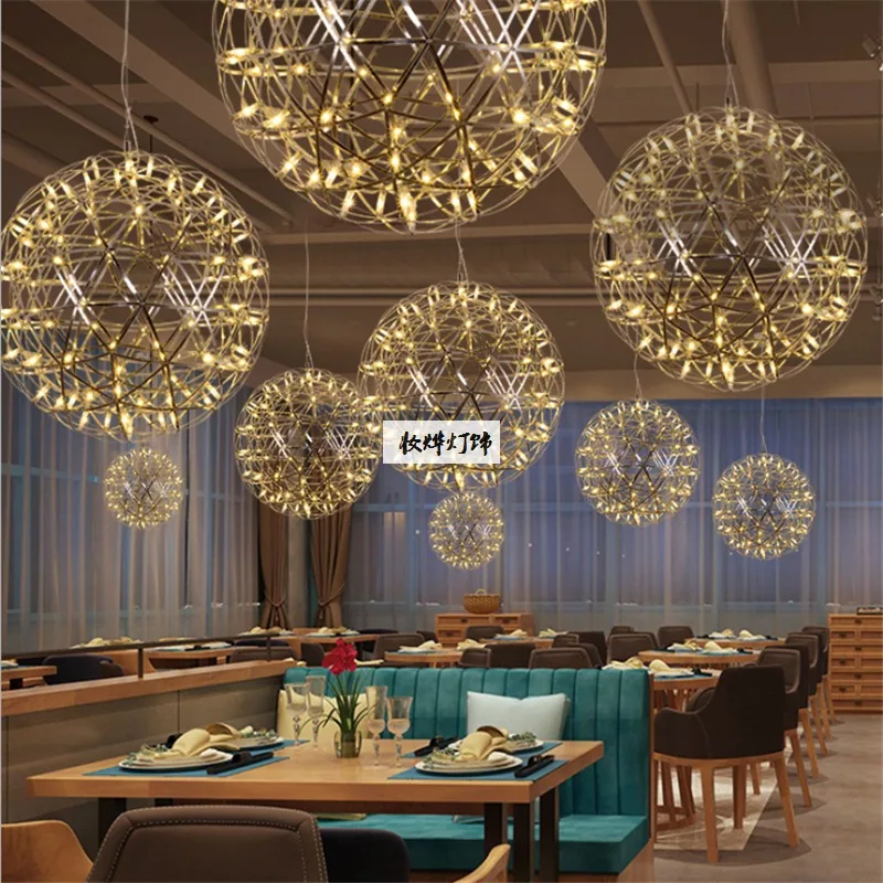 Modern LED Chandelier — Stairwell, Display Window & Boutique — view 2