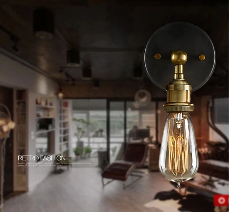 Modern Ironwork Wall Lamp — Hotel Guest Room — view 9