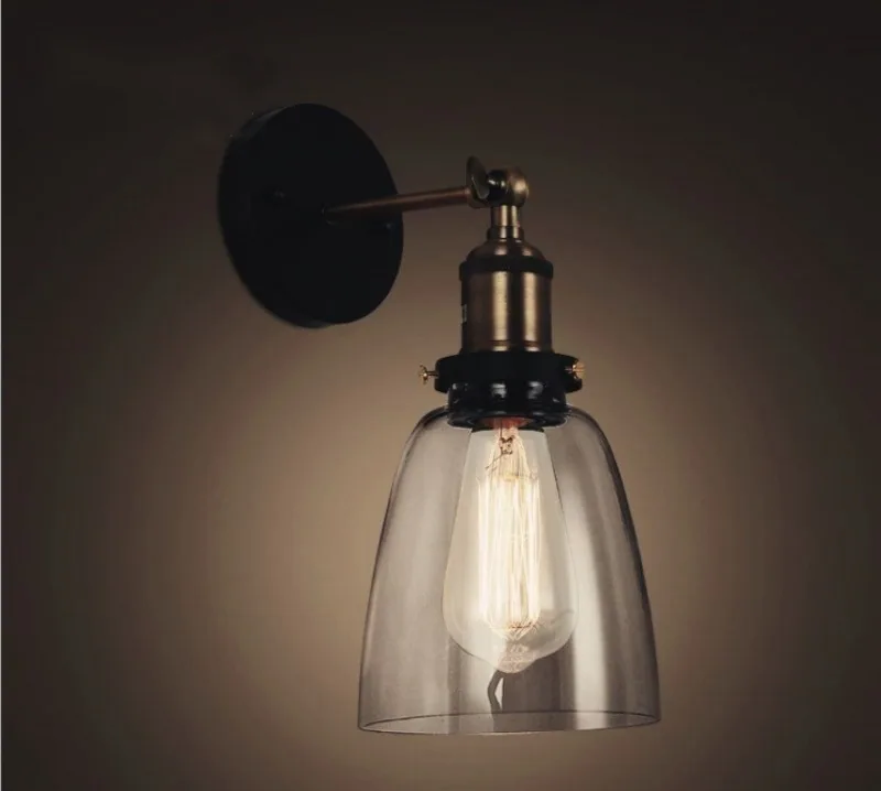 Modern Glass Wall Lamp — Dining Room & Café — view 7