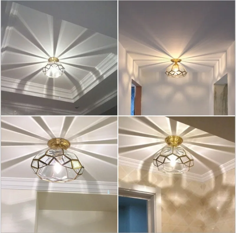 European Solid Brass Ceiling Light — Walkway, Corridor & Entryway — view 6