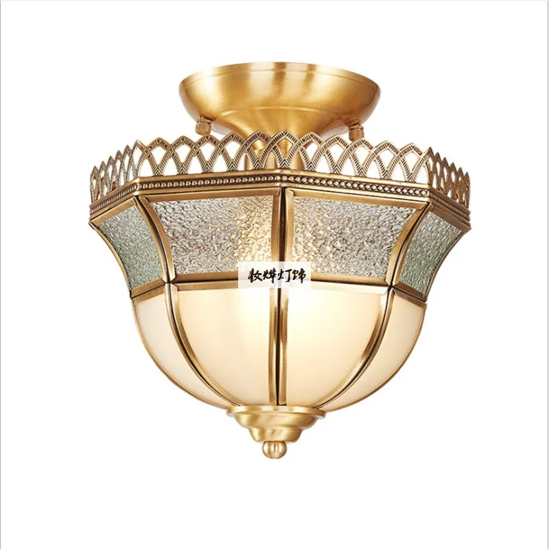European Solid Brass Ceiling Light — Walkway, Corridor & Entryway — view 4