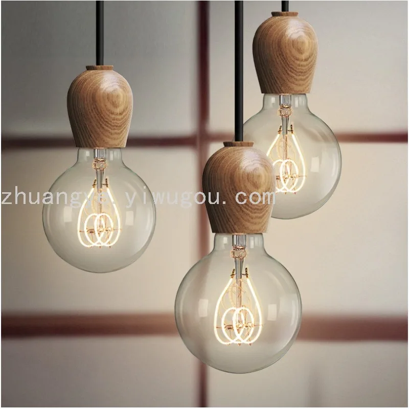 Minimalist Single-Head Chandelier — Dining Room & Bar Counter — view 2