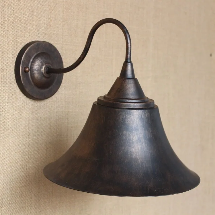 Minimalist Ironwork Outdoor Wall Light — Bedroom — view 3