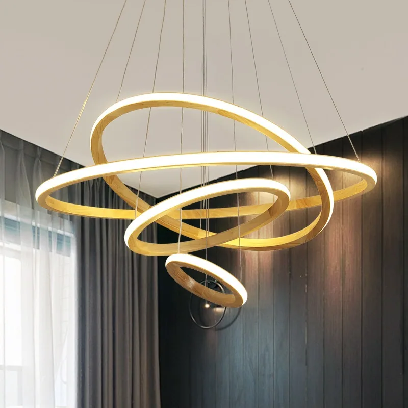 Modern Minimalist Chandelier — Stairwell, Living Room & Bedroom — view 1