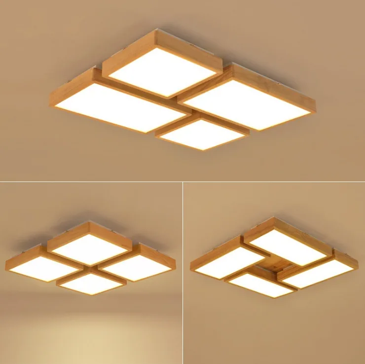 Chinese Solid Wood Chandelier — Living Room, Bedroom & Dining Room — view 12