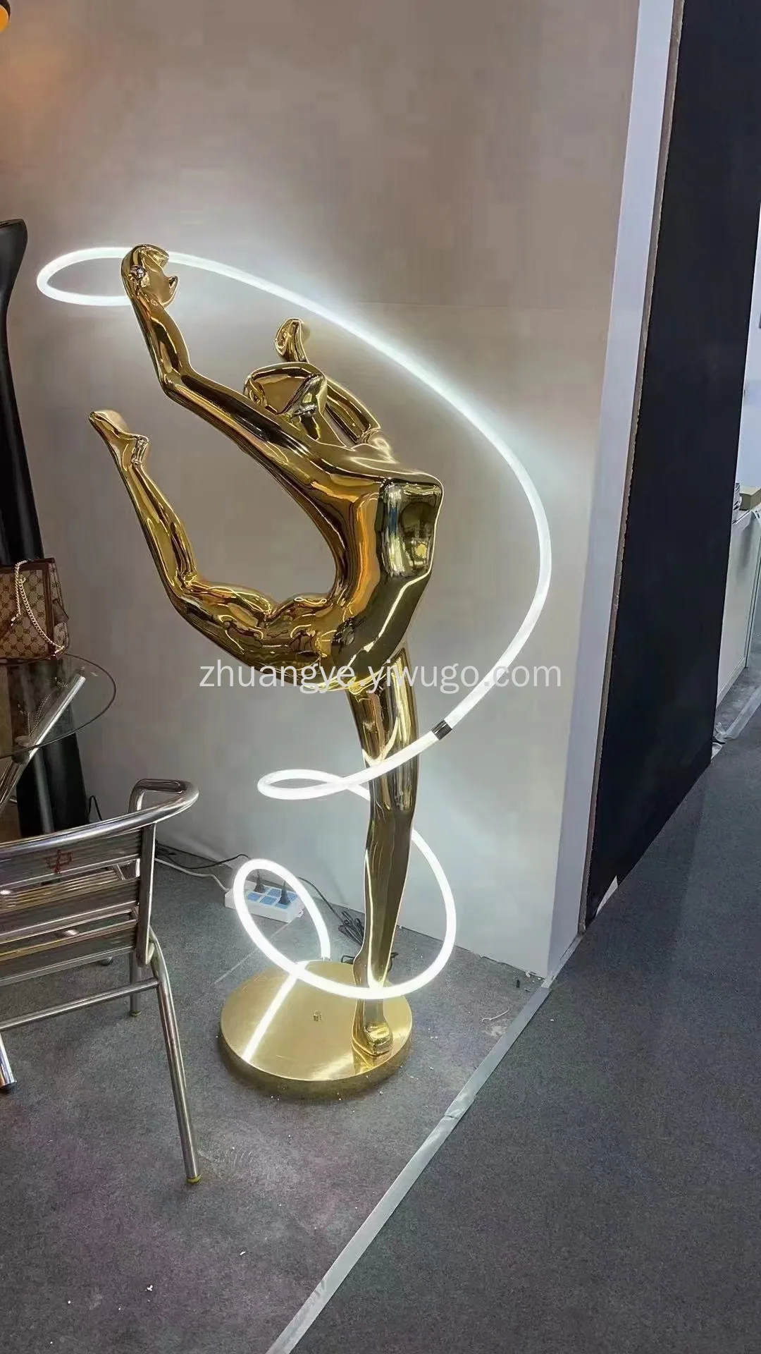 Post-Modern Resin Figure Sculpture Floor Lamp — Made to Order — view 9