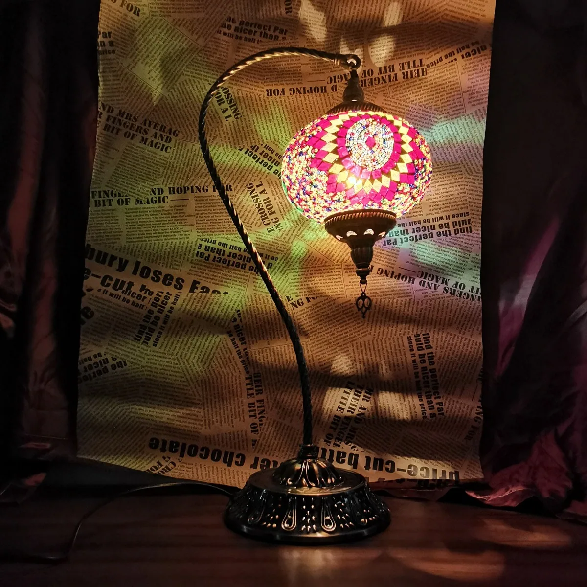 Mediterranean Table Lamp — Living Room, Bedroom & Bedside — view 3