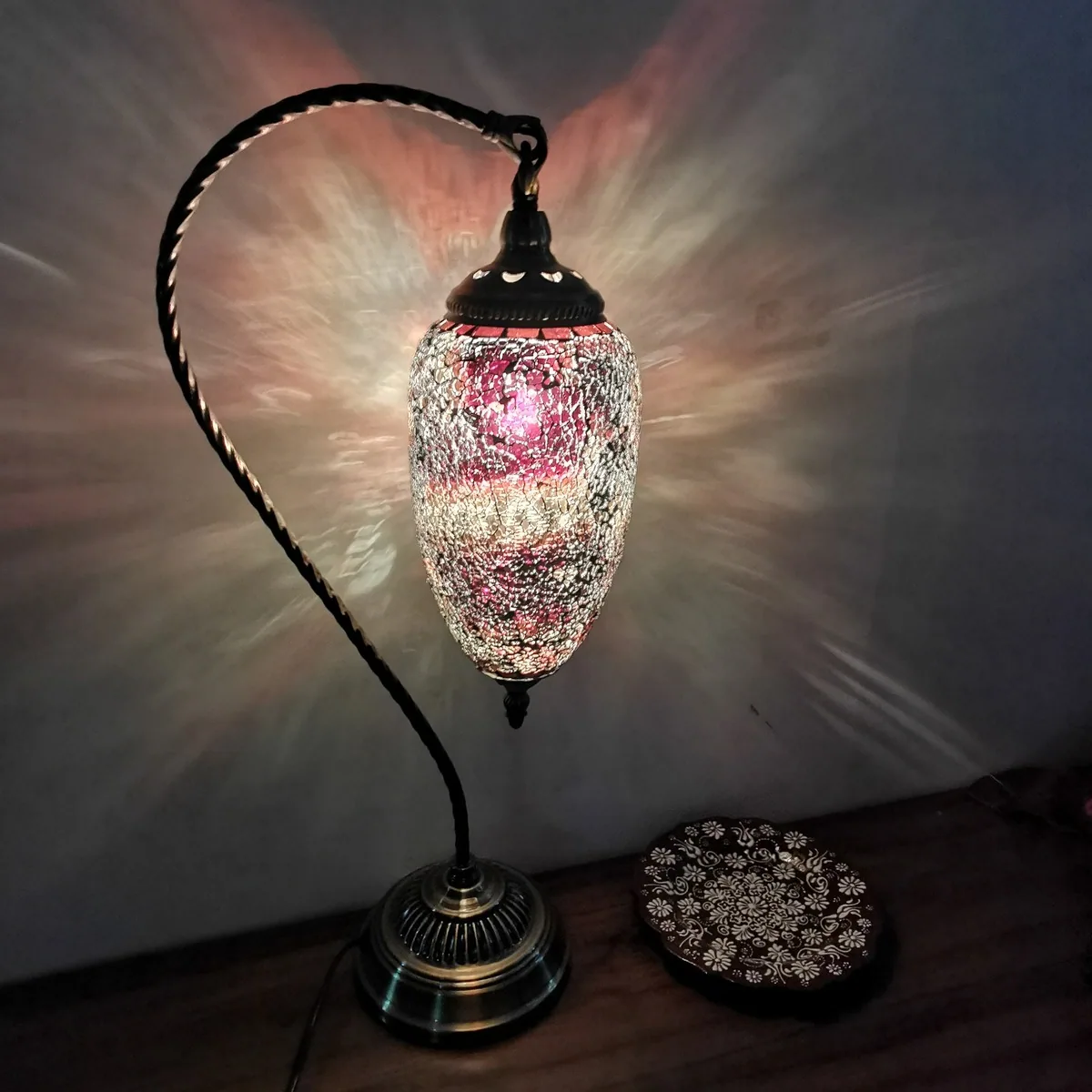Mediterranean Table Lamp — Living Room, Bedroom & Bedside — view 3