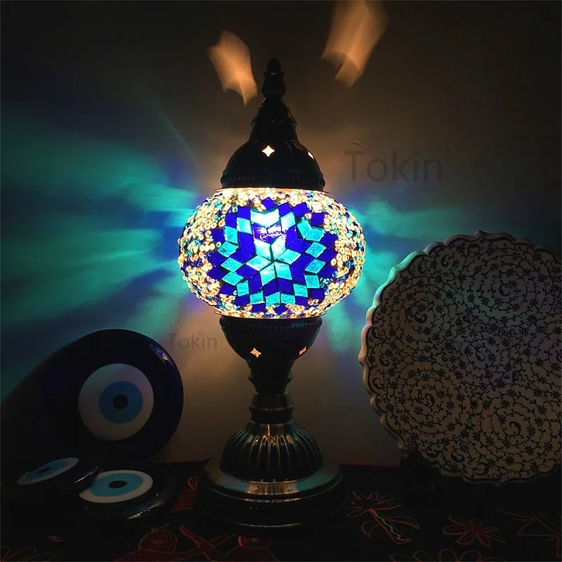 Vintage Table Lamp — Hotel, Living Room & Bedroom — view 8