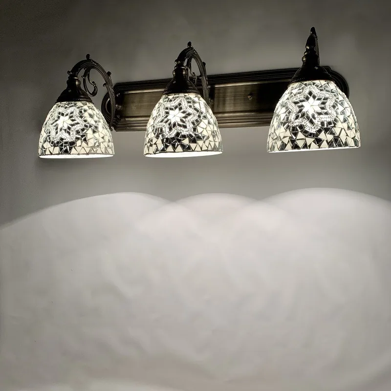 American Three-Head Mirror Light — Bathroom — view 9