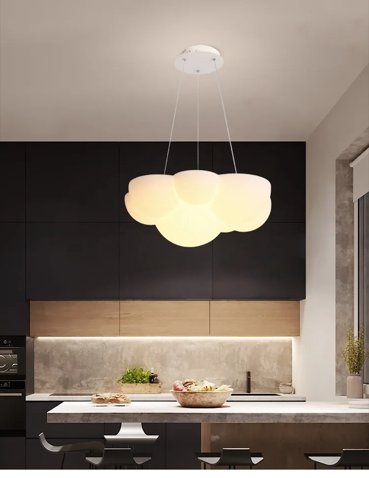 Modern Minimalist Cloud Ceiling Light — Master Bedroom & Kids Room — view 10