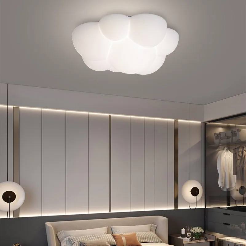 Modern Minimalist Cloud Ceiling Light — Master Bedroom & Kids Room — view 3