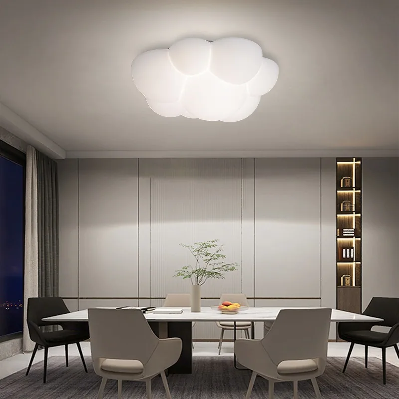 Modern Minimalist Cloud Ceiling Light — Master Bedroom & Kids Room — view 4