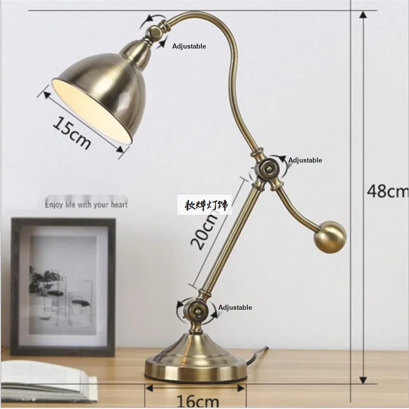 Minimalist Ironwork Table Lamp — Living Room, Bedroom & Bedside — view 3