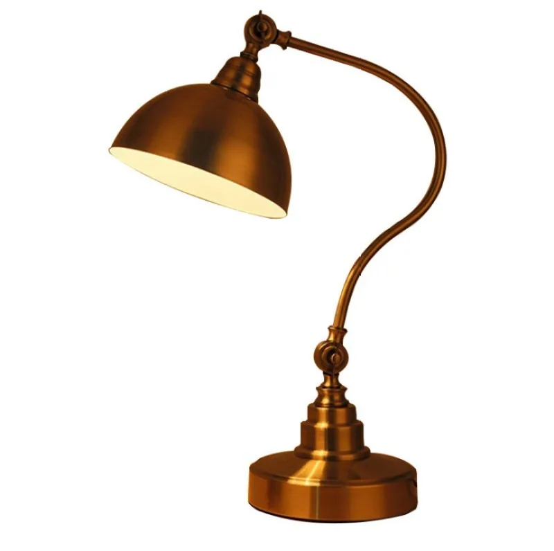 American Brass Eye-Care Table Lamp — Bedroom, Bedside & Study — view 9
