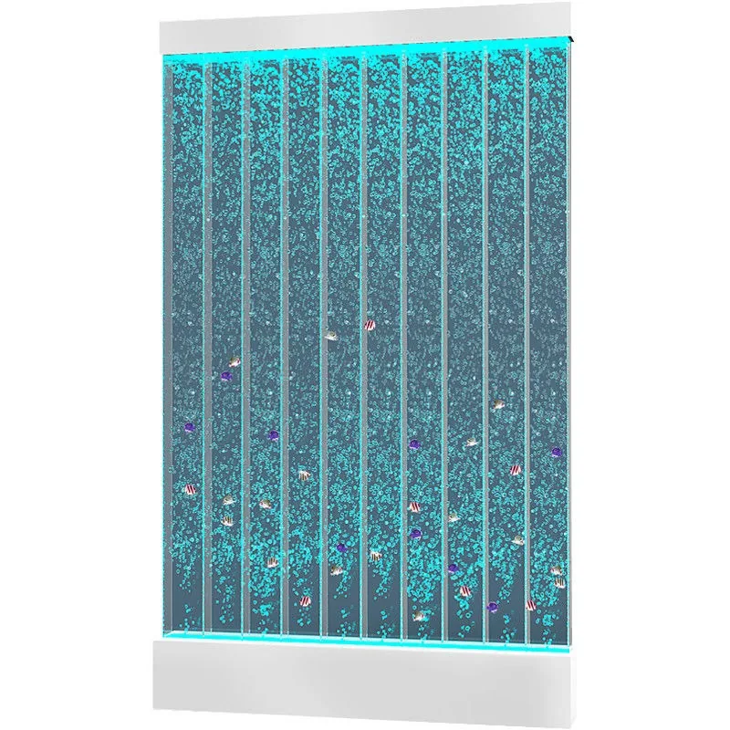LED Bubble Water Feature Screen — Double-Sided Wine Cabinet Partition — view 17