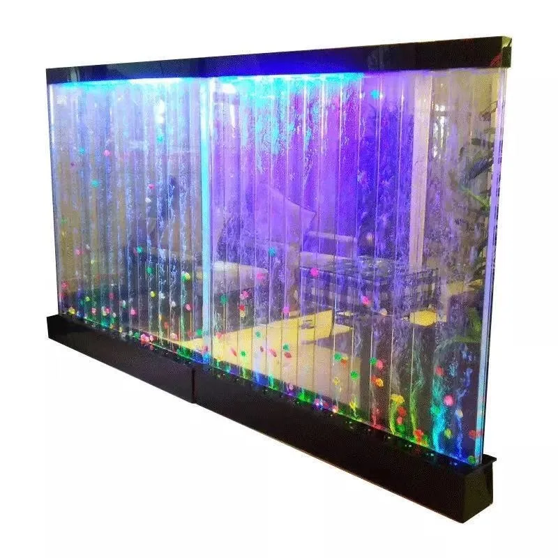 Custom Large Acrylic Water Screen — Bubble Wall Partition — view 7