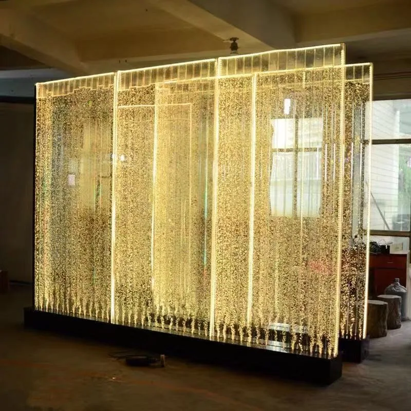Custom Large Acrylic Water Screen — Bubble Wall Partition — view 3