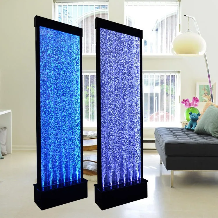 LED Colour-Changing Water Feature Wall — Corridor Partition — view 4