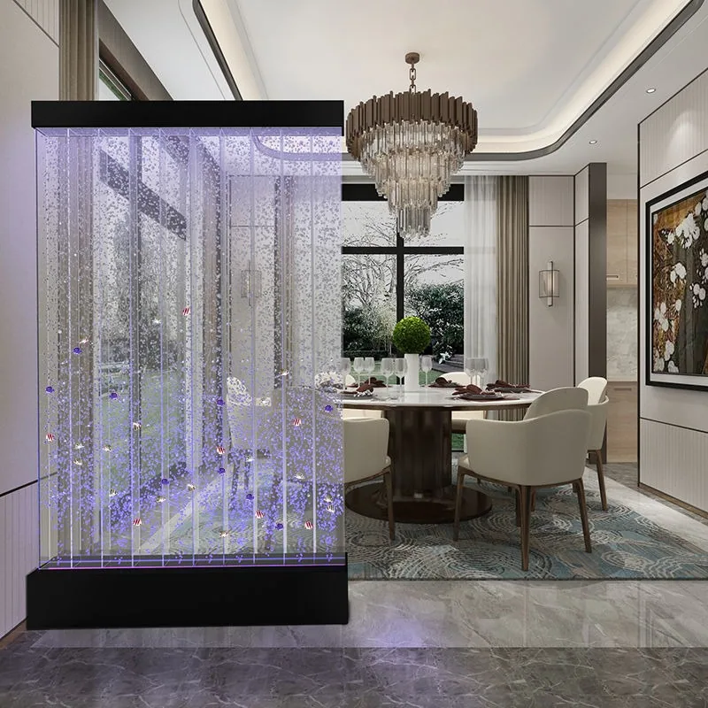 LED Bubble Water Screen — Double-Sided Partition Cabinet — view 2