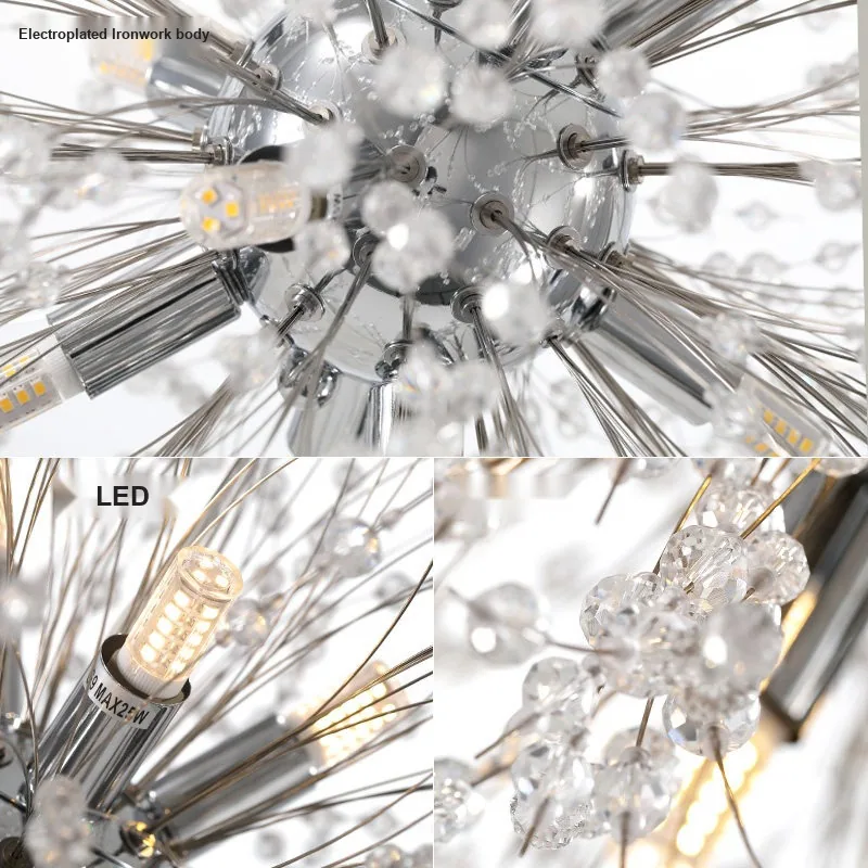 Minimalist Chandelier — Showroom, Living Room & Bedroom — view 4