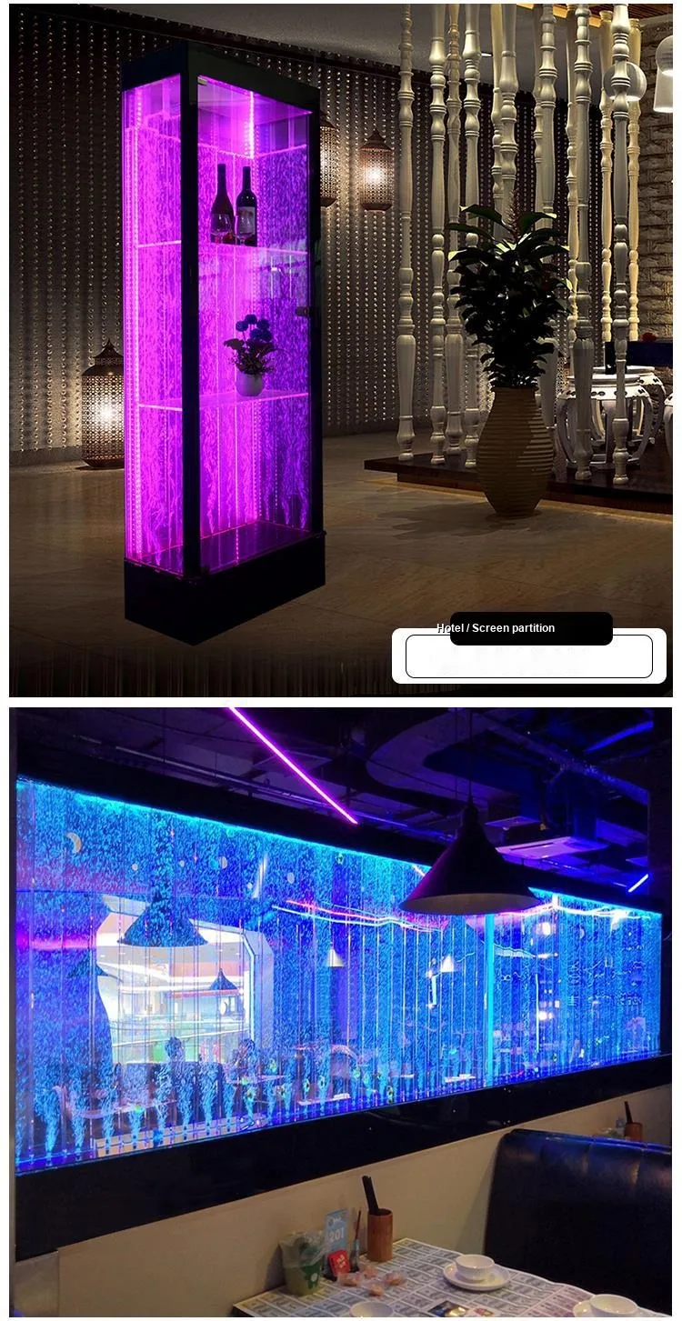 Acrylic Bubble Water Wall — Corporate Reception Feature — view 6
