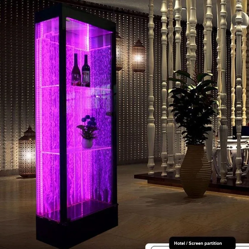 Acrylic Bubble Water Wall — Corporate Reception Feature — view 2