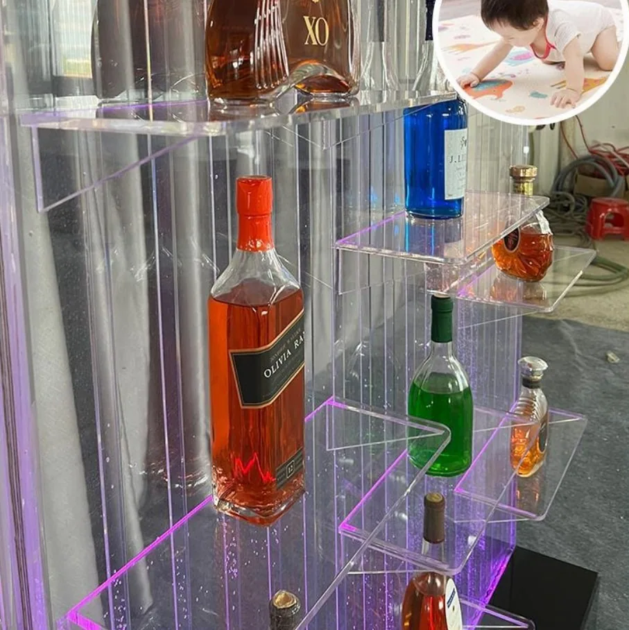 Acrylic Bubble Water Wall — Corporate Reception Feature — view 3