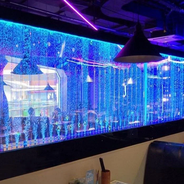 Acrylic Bubble Water Wall — Corporate Reception Feature — view 4