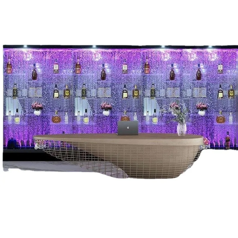 Acrylic Bubble Water Wall — Corporate Reception Feature — view 5