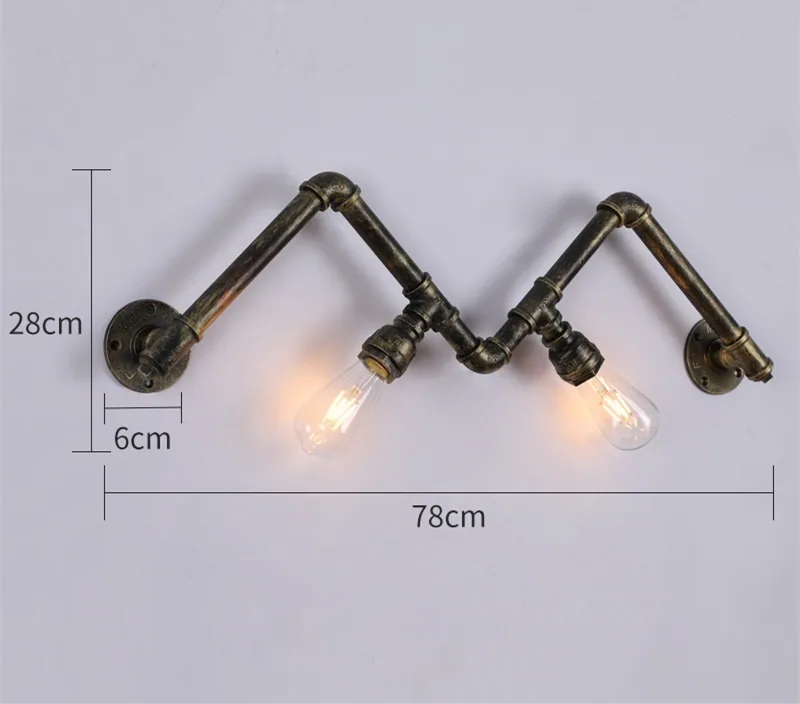 Industrial Wall Lamp — Living Room, Dining Room & Corridor — view 6