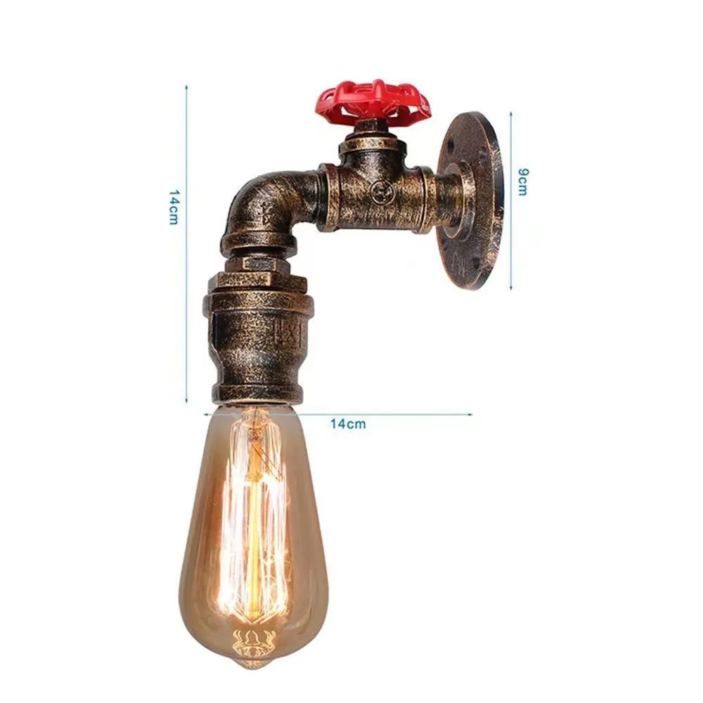 Industrial Single-Head Wall Lamp — Dining Room & Walkway — view 8