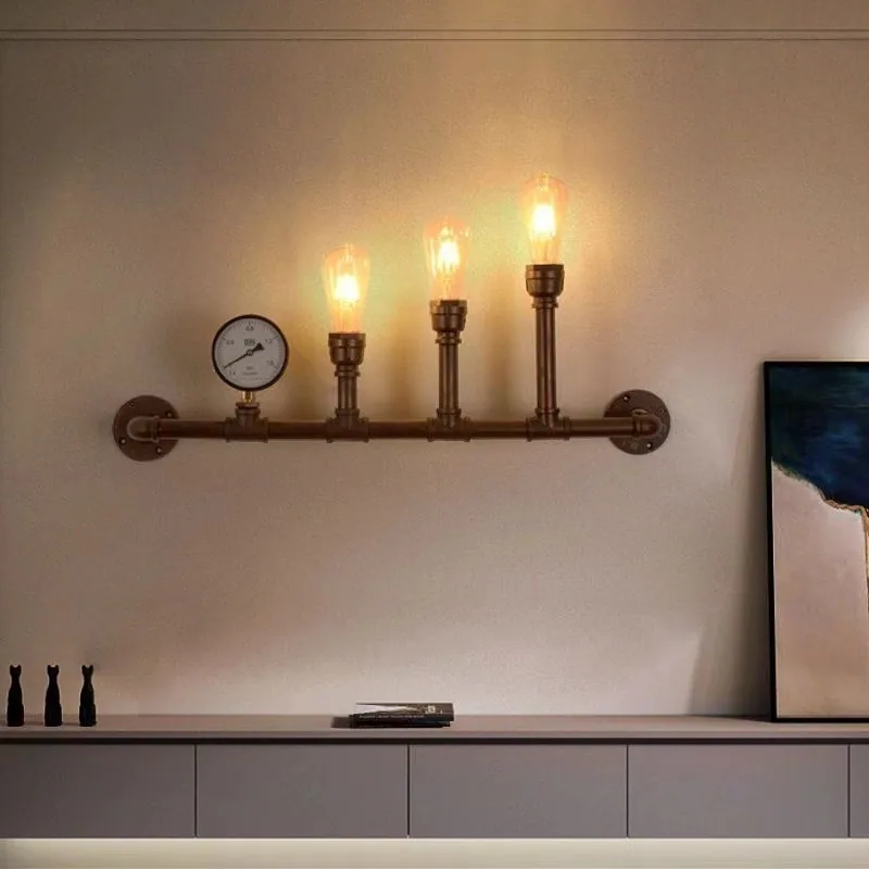 Industrial Wall Lamp — Dining Room & Walkway — view 3