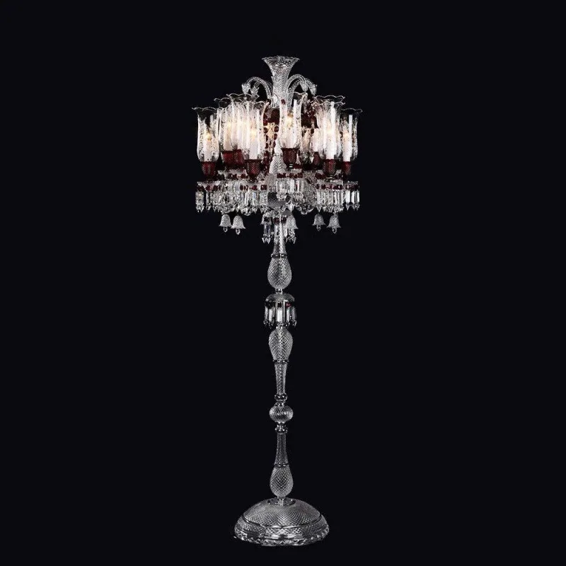 Modern Crystal Floor Lamp — Living Room, Bedroom & Bedside — view 3