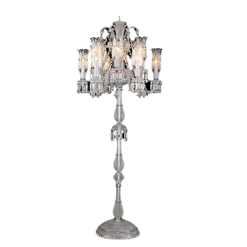 Modern Crystal Floor Lamp — Living Room, Bedroom & Bedside — view 5