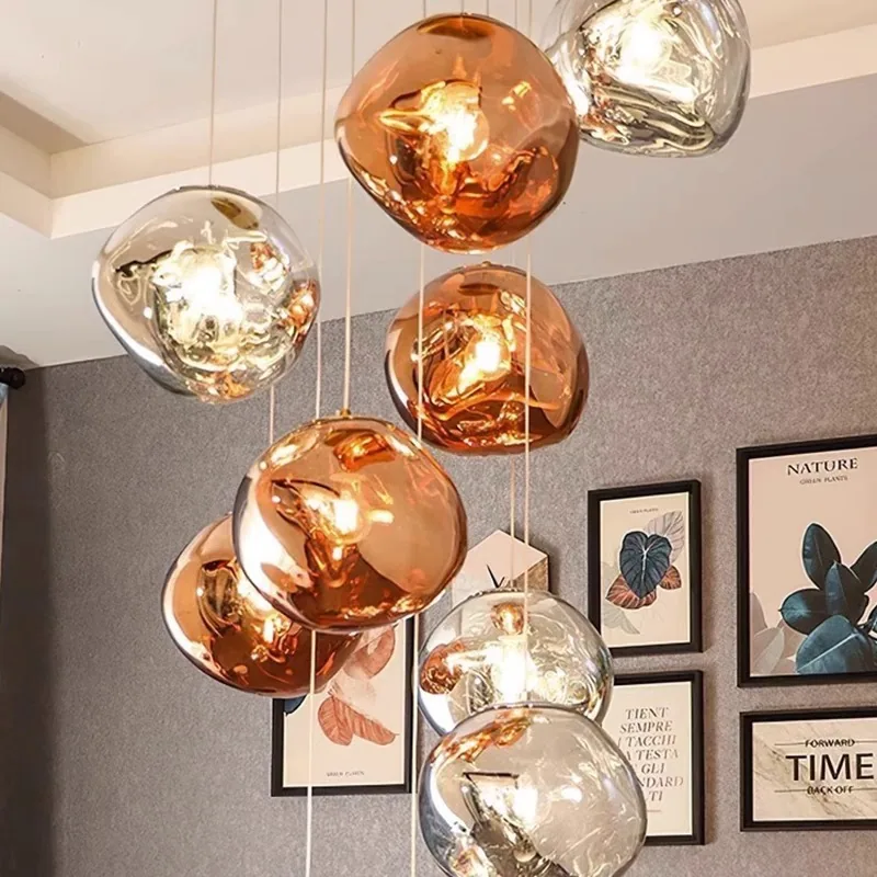 Modern Chandelier — Duplex, Stairwell & Villa — view 1