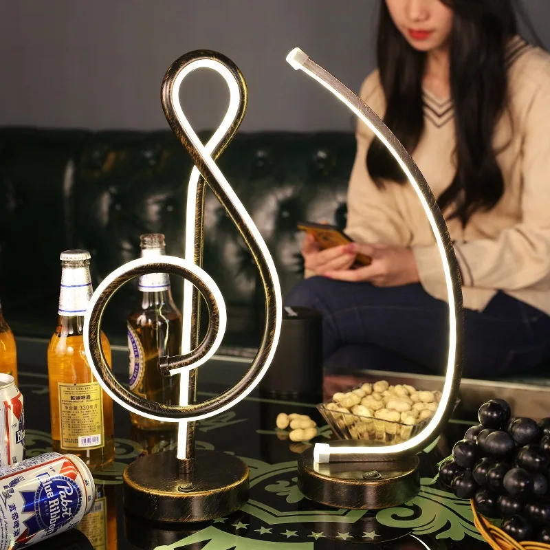 Vintage LED Table Lamp — Dining Room, Bar Counter & Café — view 2