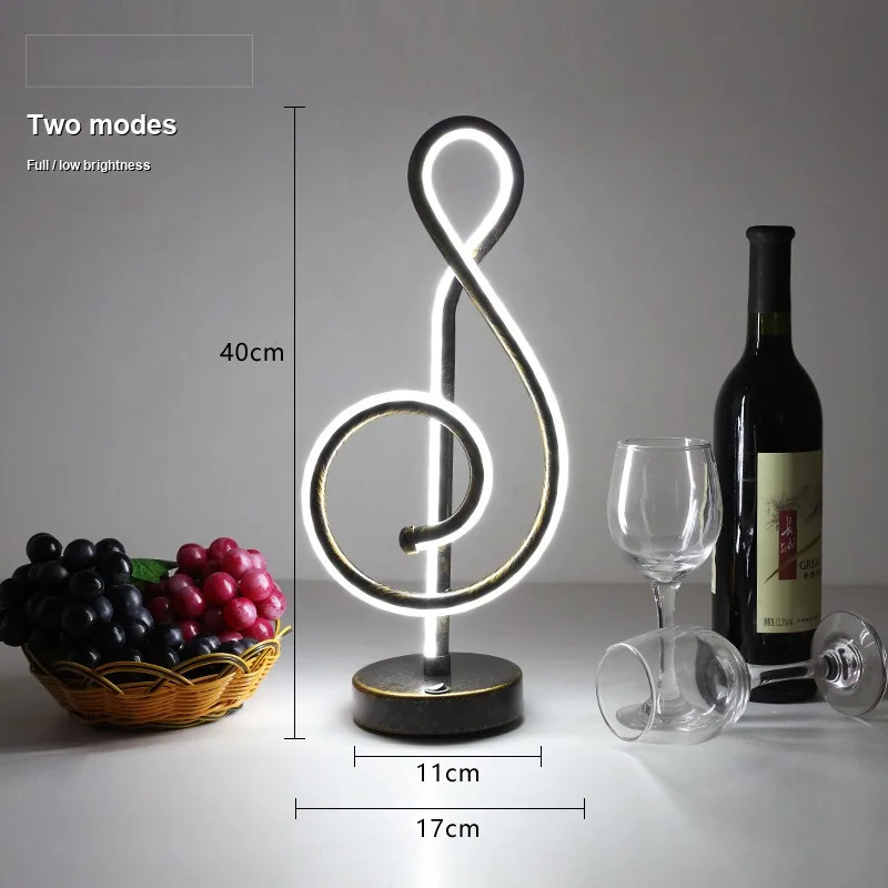 Vintage LED Table Lamp — Dining Room, Bar Counter & Café — view 5
