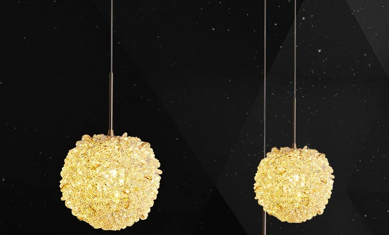 Light Luxury Crystal Chandelier — Bedroom, Bedside & Walkway — view 3