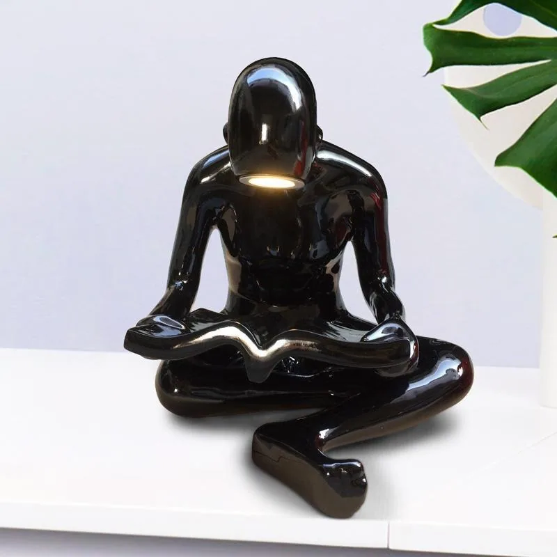 Post-Modern Scholar Boy Sculpture Floor Lamp — Show Flat Series — view 4