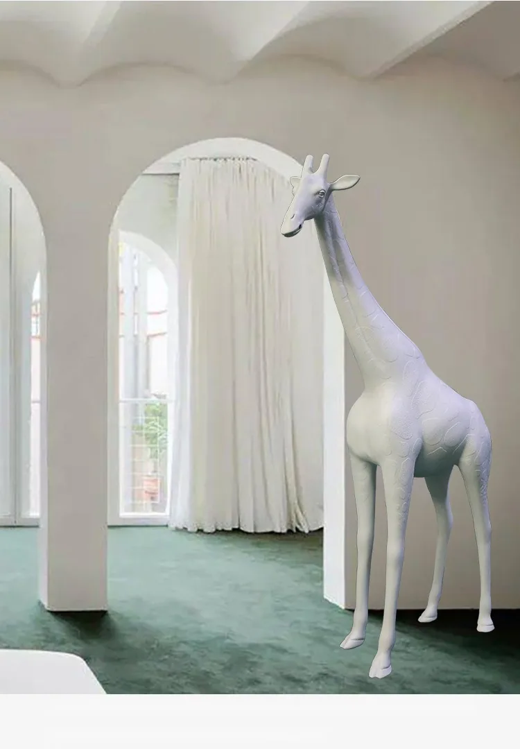 Crystal Giraffe Sculpture Floor Lamp — Showroom Centrepiece — view 8