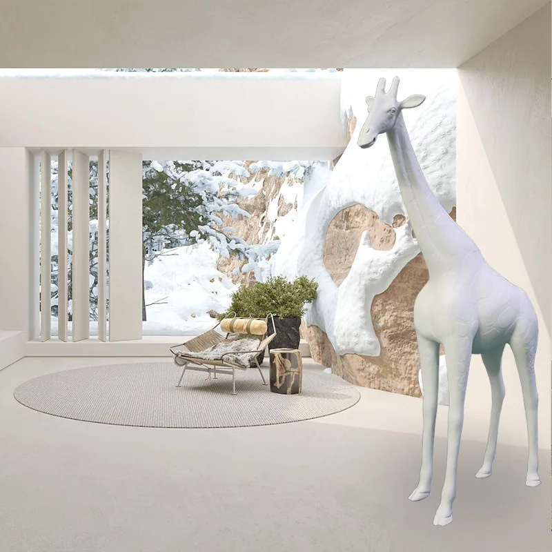 Crystal Giraffe Sculpture Floor Lamp — Showroom Centrepiece — view 2