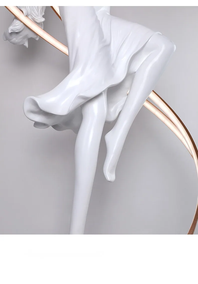 Italian-Style Dancing Muse Sculpture Floor Lamp — Retail Display — view 12