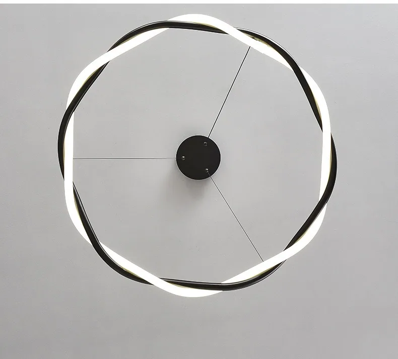 Minimalist LED Chandelier — Living Room, Bedroom & Dining Room — view 17