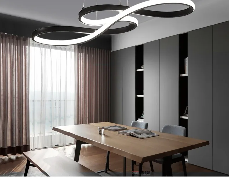 Modern LED Chandelier — Dining Room, Bar Counter & Reception — view 15